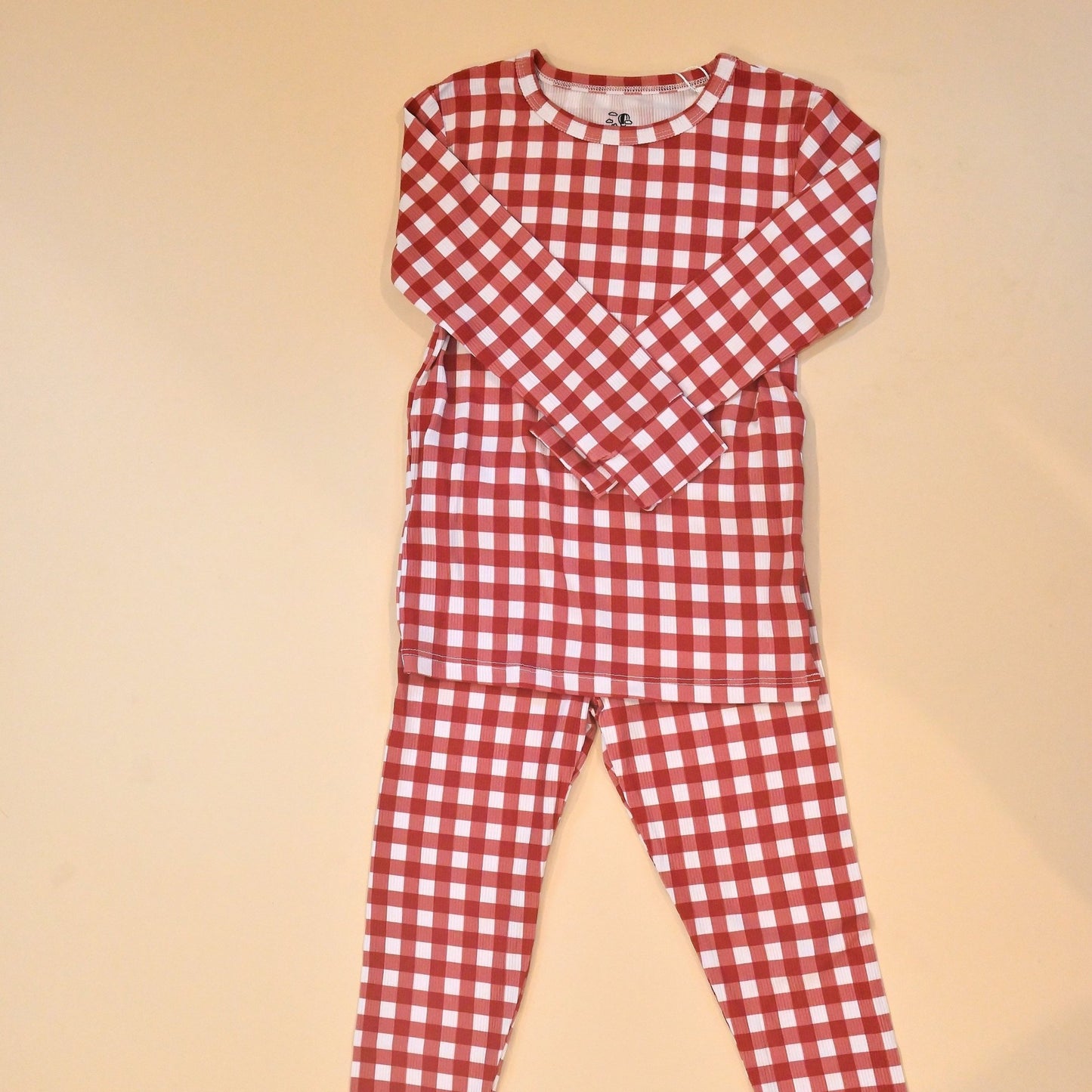 Red Gingham Two - Piece Pajamas - Little Venture Co.