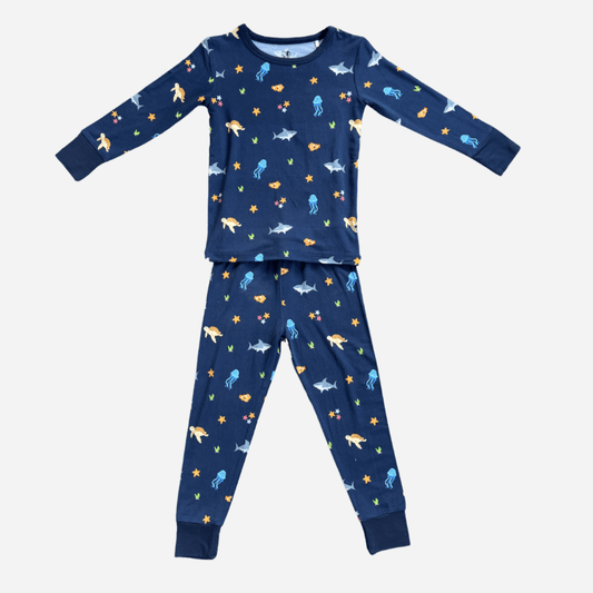 Sea World Two - Piece Pajamas - Little Venture Co.