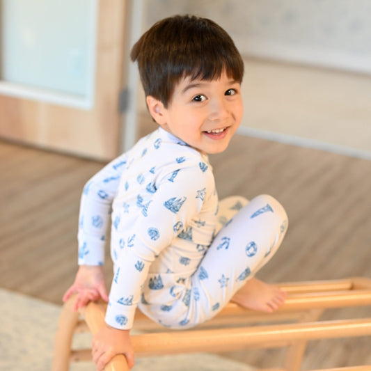 Seaside Two - Piece Pajamas - Little Venture Co.