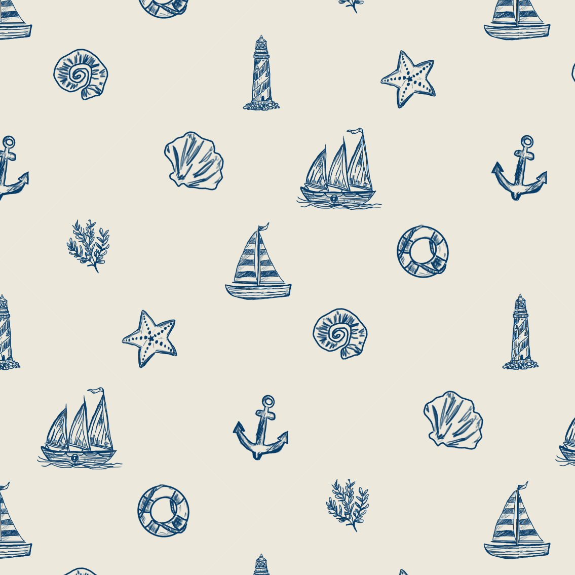 Seaside Two - Piece Pajamas - Little Venture Co.