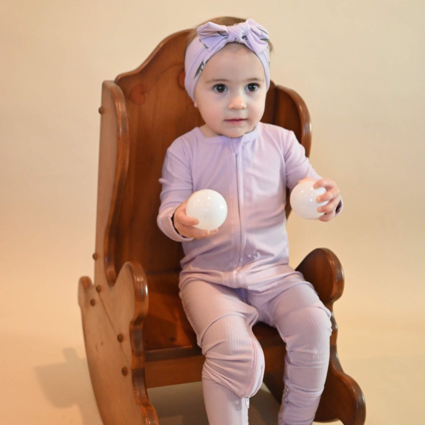 Solid Rose Ribbed Zip Romper - Little Venture Co.