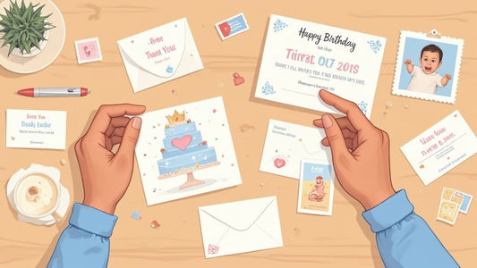 Easy 1st Birthday Thank You Cards Guide - Little Venture Co.