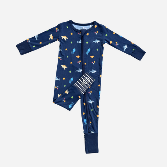 Sea World Zip Romper