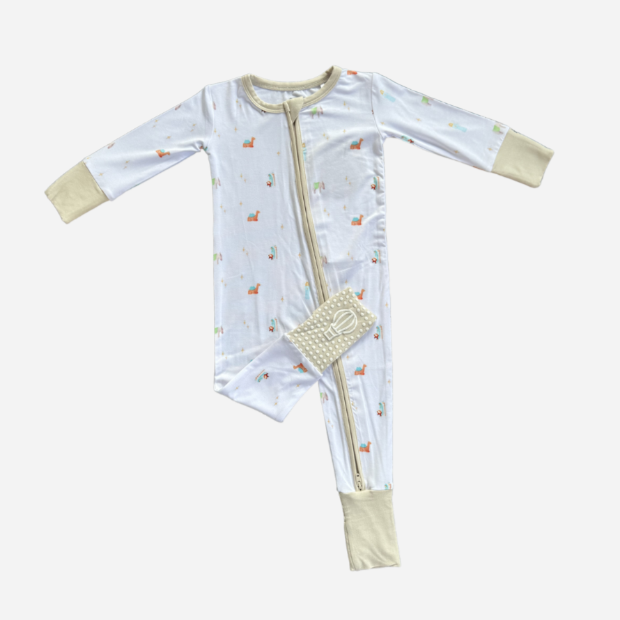 Nativity Zip Romper