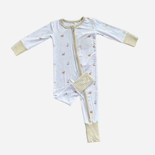 Nativity Zip Romper