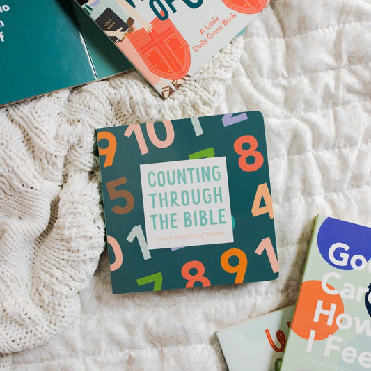 Counting Through The Bible Board Book - Little Venture Co.