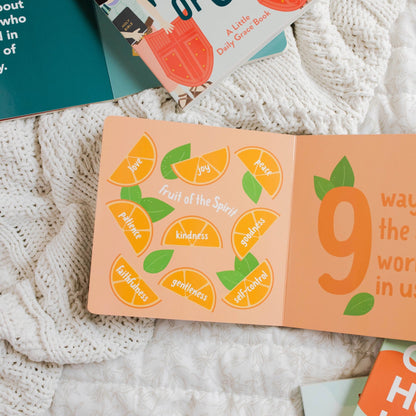 Counting Through The Bible Board Book - Little Venture Co.