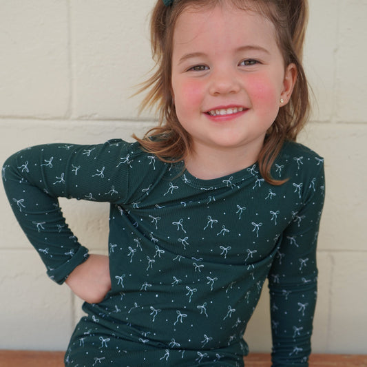 Evergreen Two-Piece Pajamas - Little Venture Co.