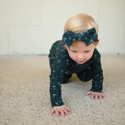 Evergreen Zip Romper - Little Venture Co.