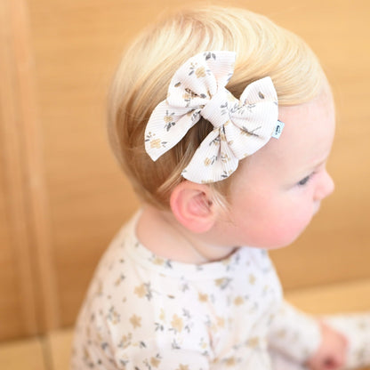 Marigold Butterfly Clip Bow - Little Venture Co.