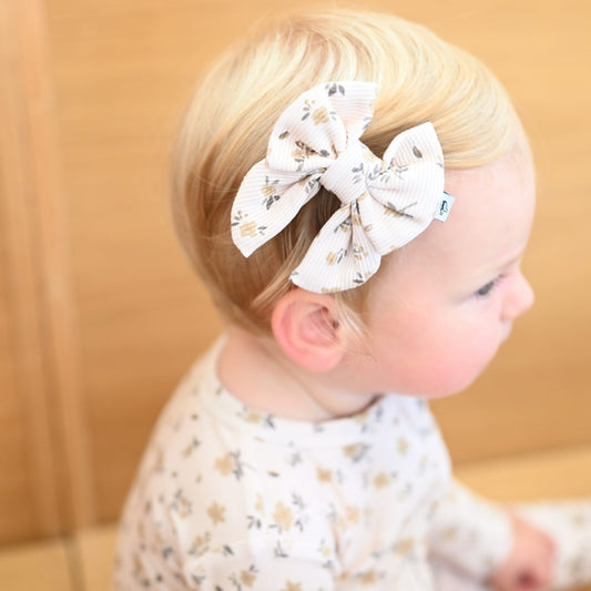 Marigold Butterfly Clip Bow - Little Venture Co.