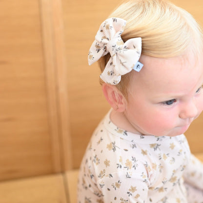 Marigold Butterfly Clip Bow - Little Venture Co.
