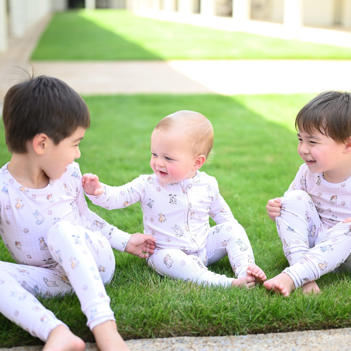 Puppy Zip Romper - Little Venture Co.
