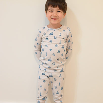 Seaside Two - Piece Pajamas - Little Venture Co.