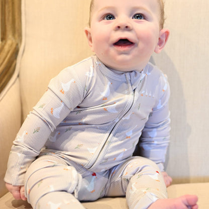 Silly Goose Zip Romper - Little Venture Co.