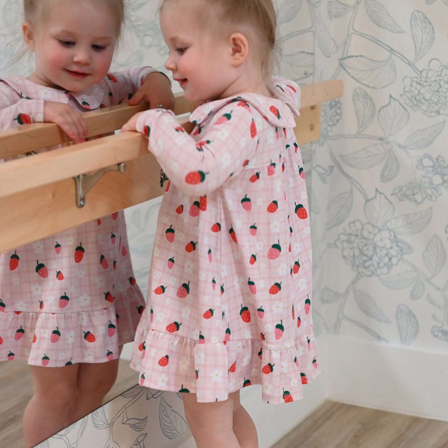 Strawberries Gown - Little Venture Co.