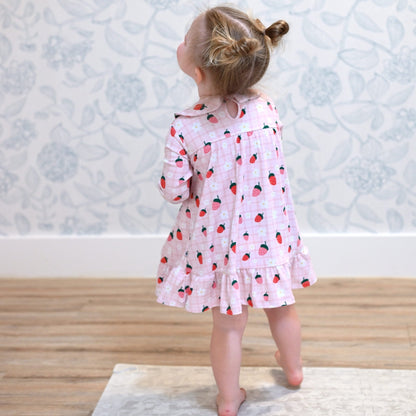 Strawberries Gown - Little Venture Co.