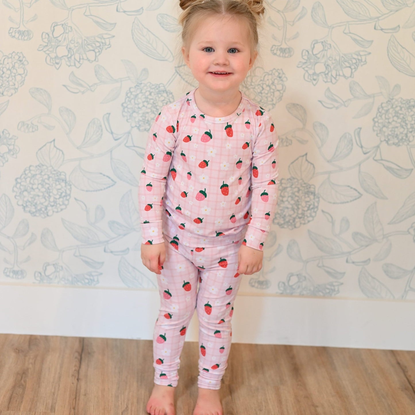 Strawberries Two - Piece Pajamas - Little Venture Co.