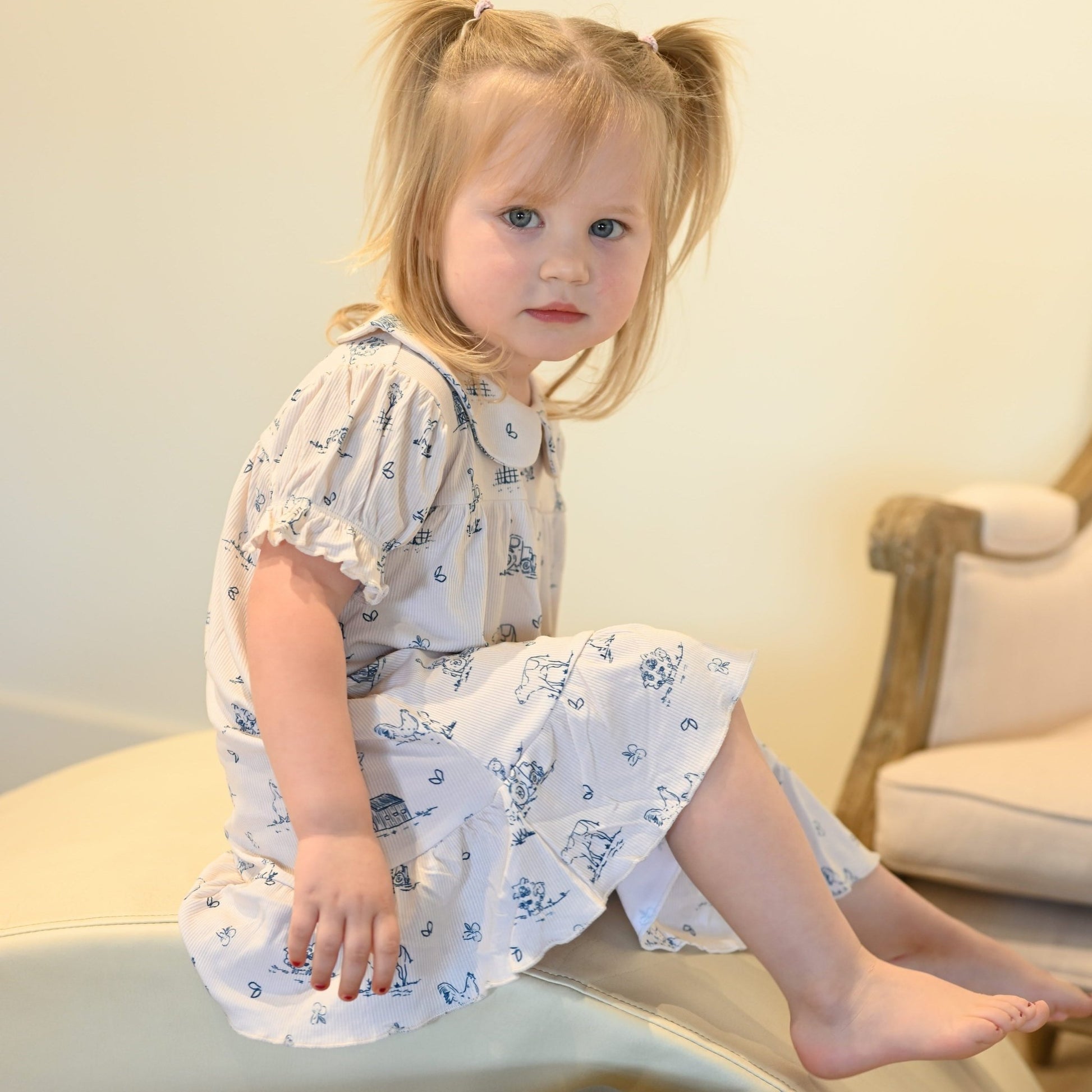 Vintage Farm Gown - Little Venture Co.