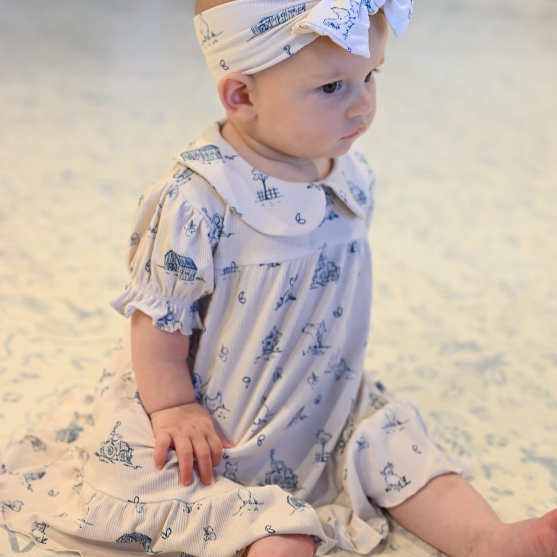Vintage Farm Gown - Little Venture Co.