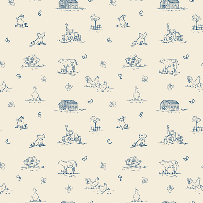 Vintage Farm Two - Piece Pajamas - Little Venture Co.