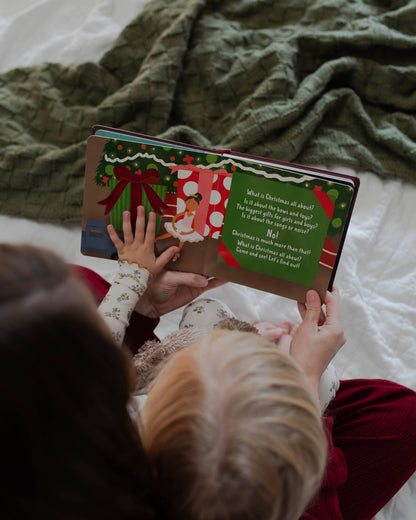 What is Christmas All About? Children's Touch-And-Feel Board Book - Little Venture Co.